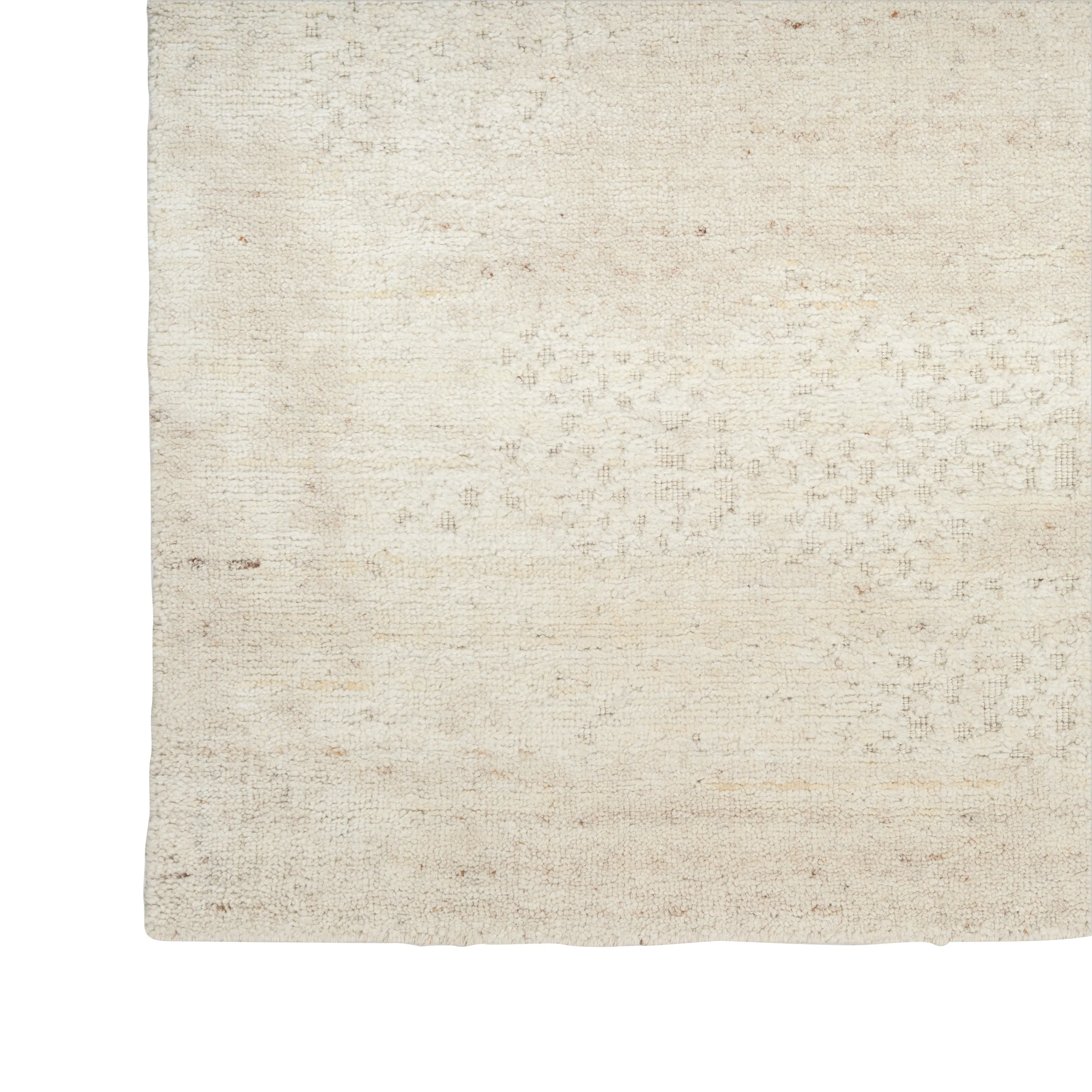 Ivory Essentials Contemporary Wool Blend Rug