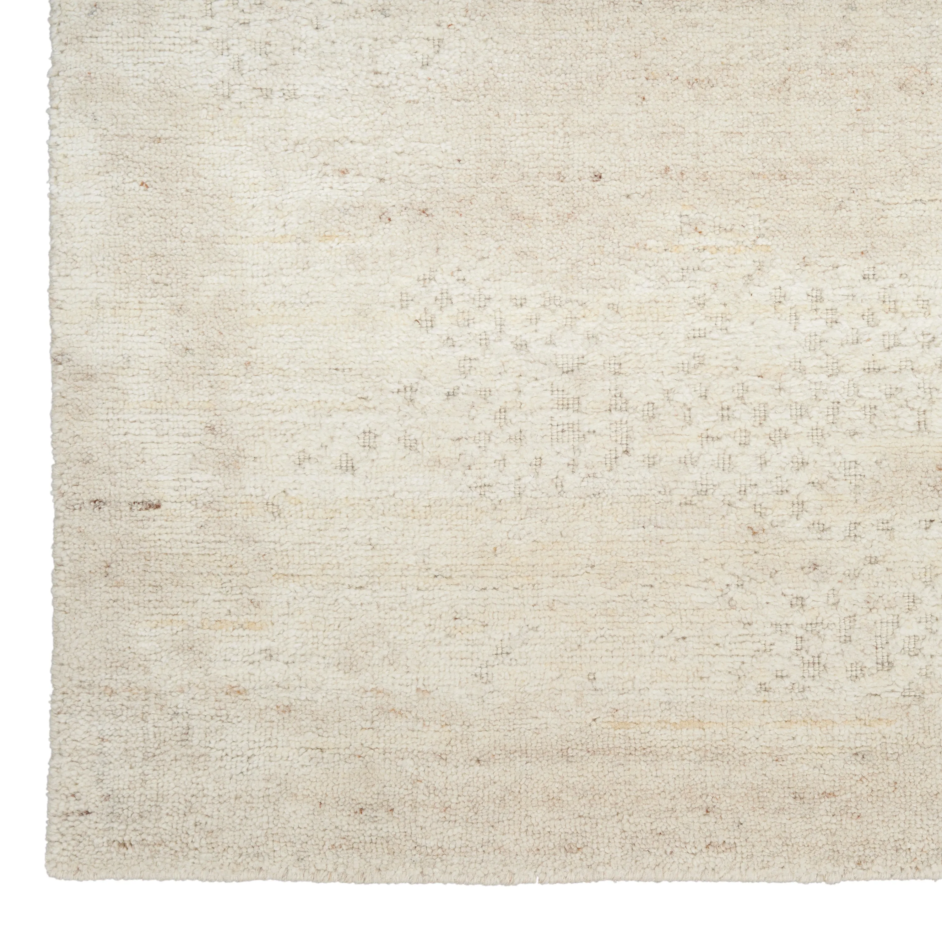 Ivory Essentials Contemporary Wool Blend Rug