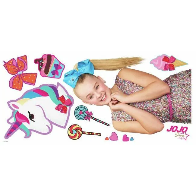 JoJo Siwa Unicorn Dream Peel and Stick Giant Wall Decals