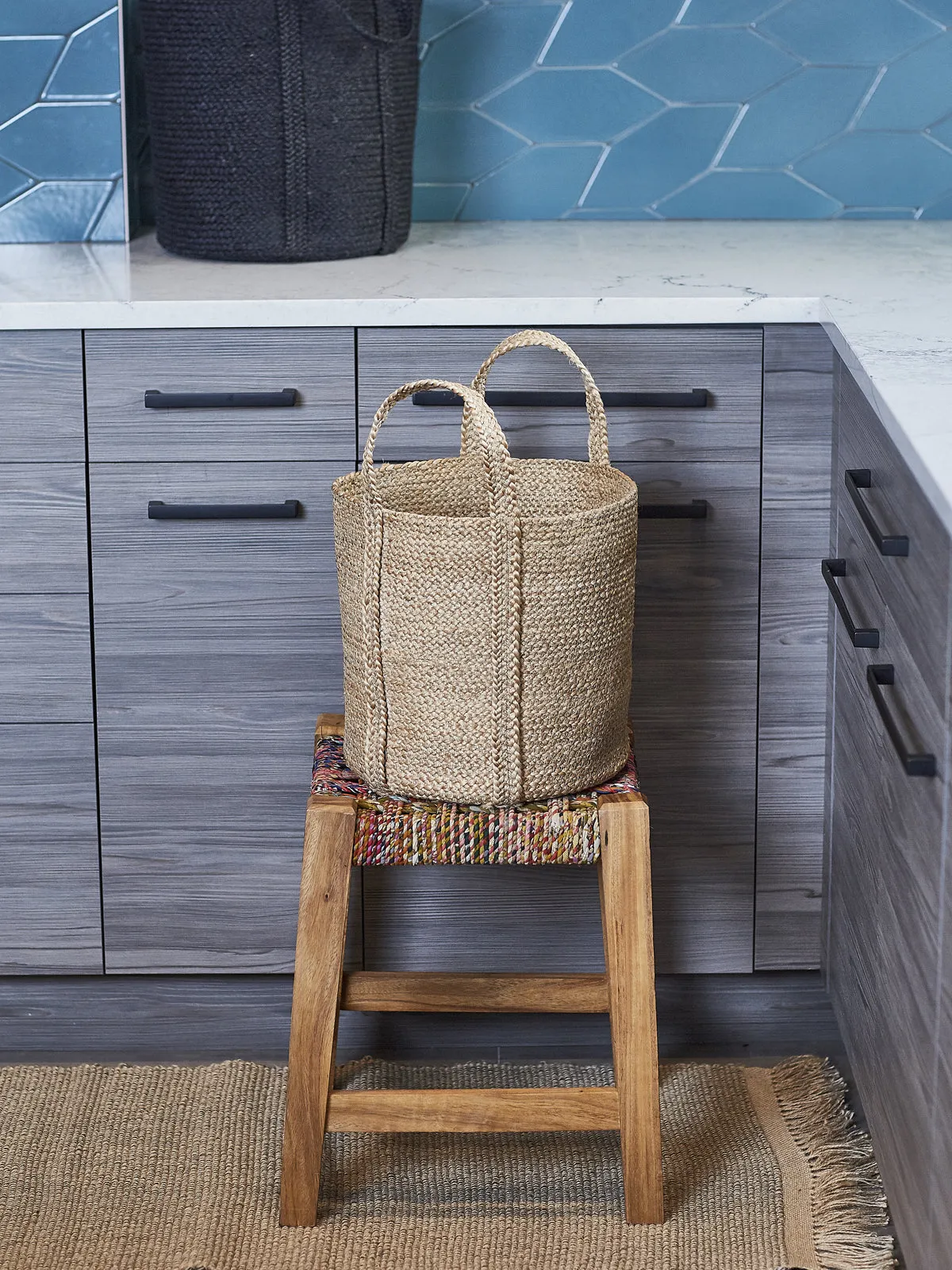 Kata Basket With Handle - Natural