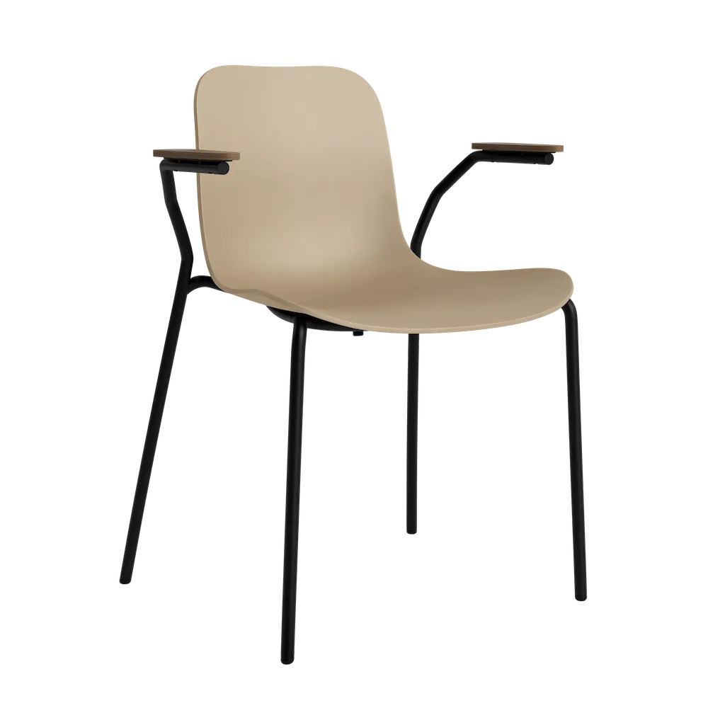Langue Chair w/ Armrest