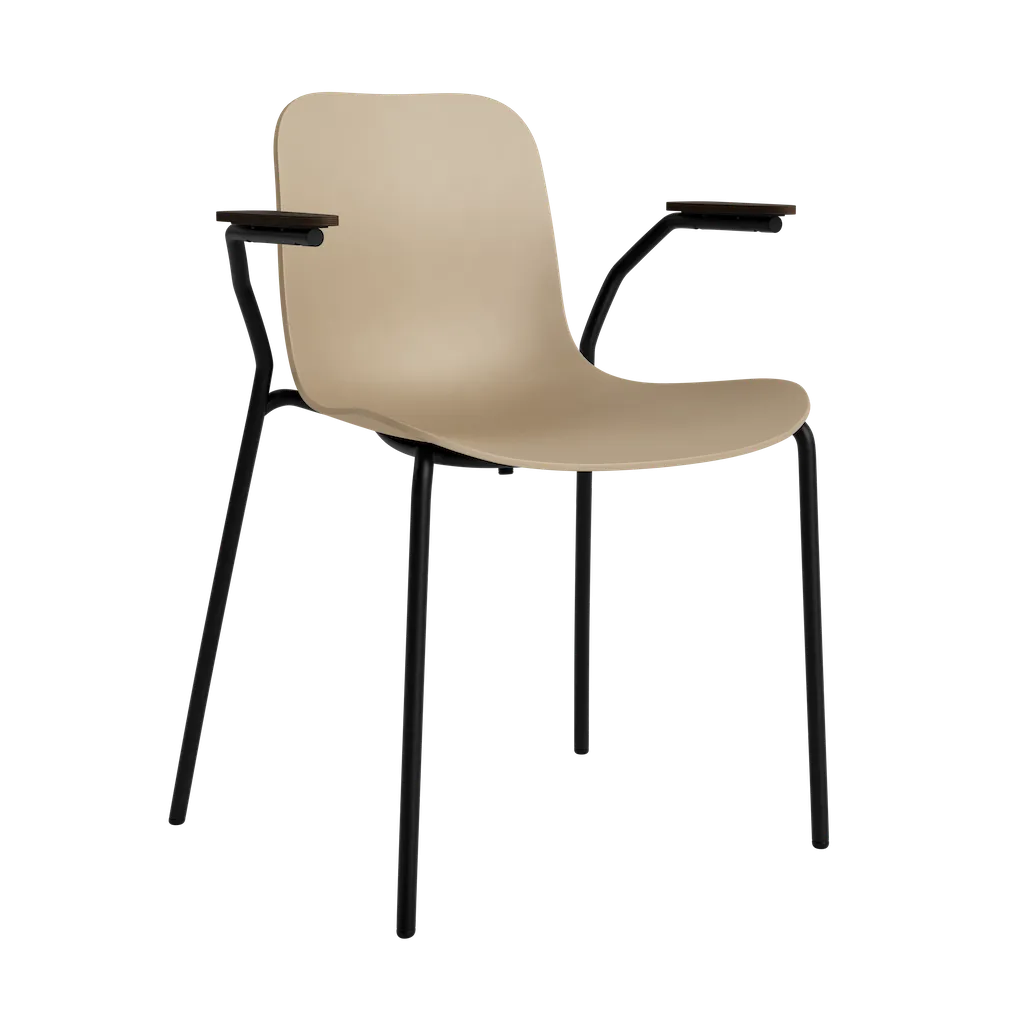 Langue Chair w/ Armrest