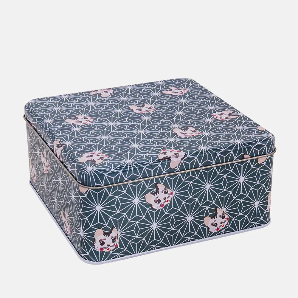 Lapin & Me Kitty Tin Square