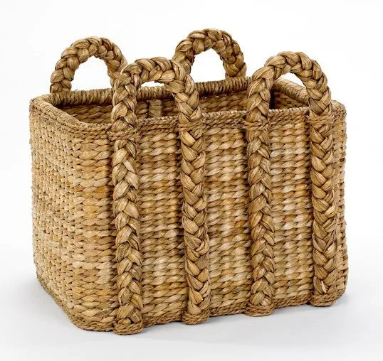 Large Rectangular Rush Basket