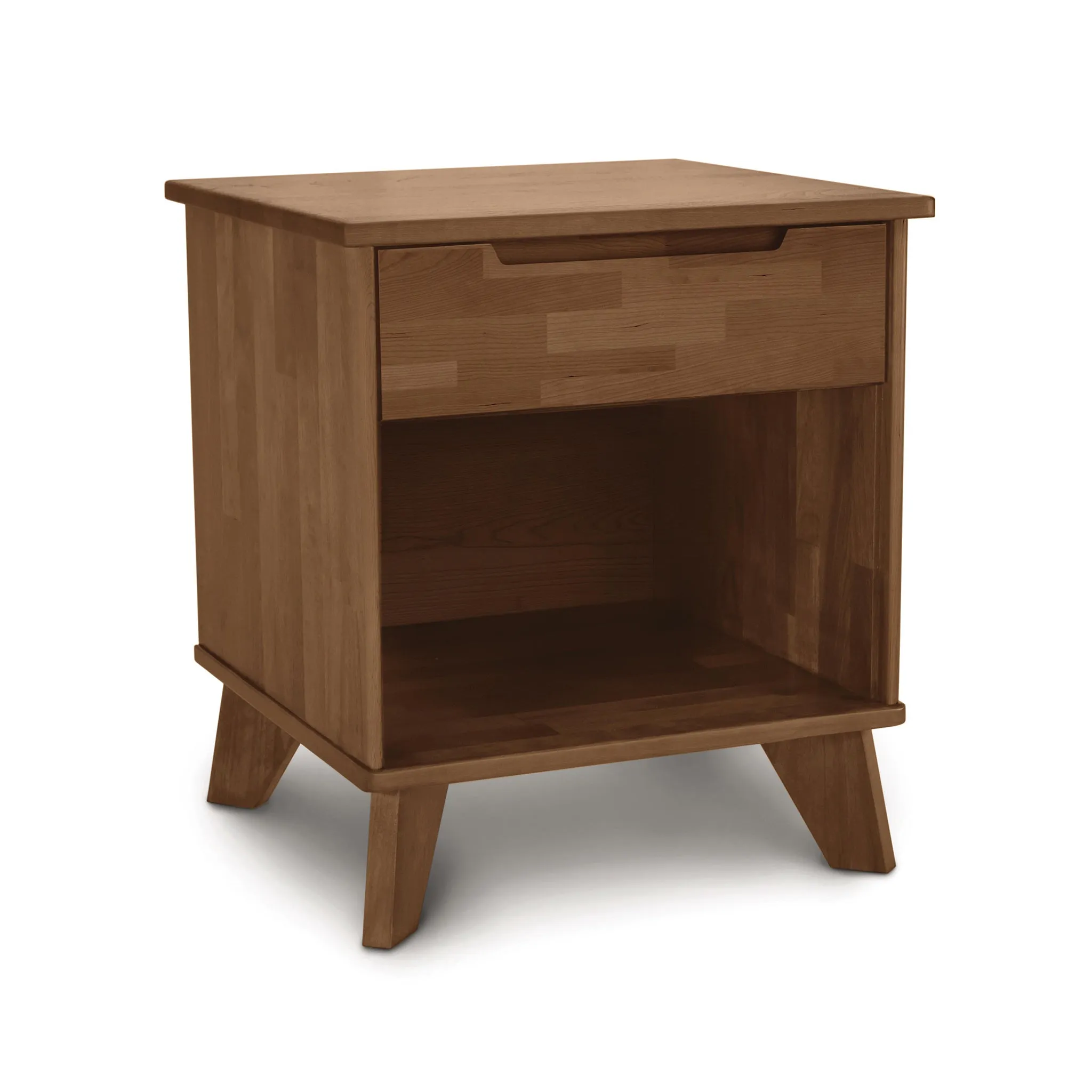 Linn 1-Drawer Enclosed Shelf Nightstand - Priority Ship
