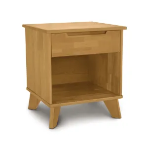 Linn 1-Drawer Enclosed Shelf Nightstand