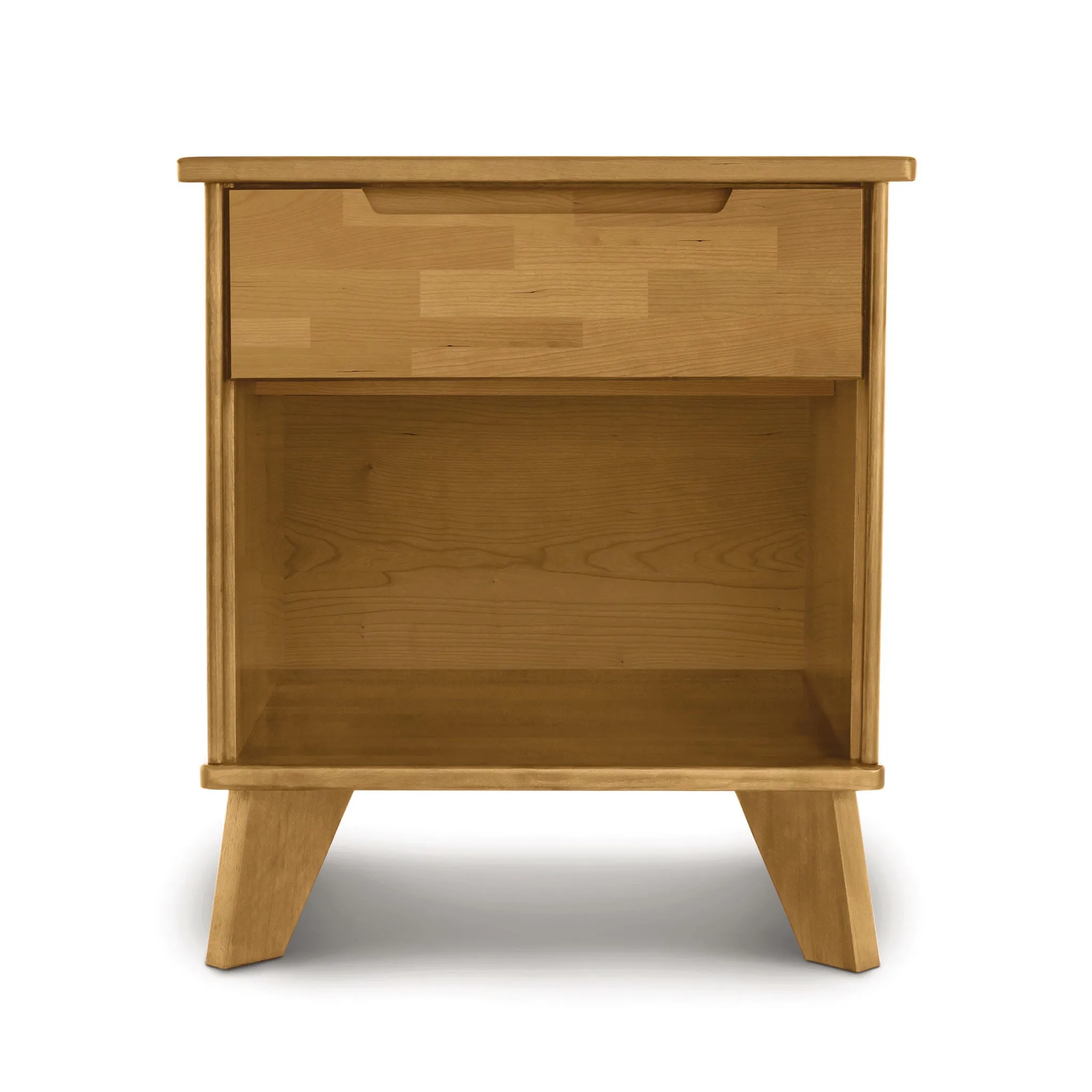 Linn 1-Drawer Enclosed Shelf Nightstand