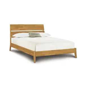 Linn Cherry Platform Bed - Priority Ship