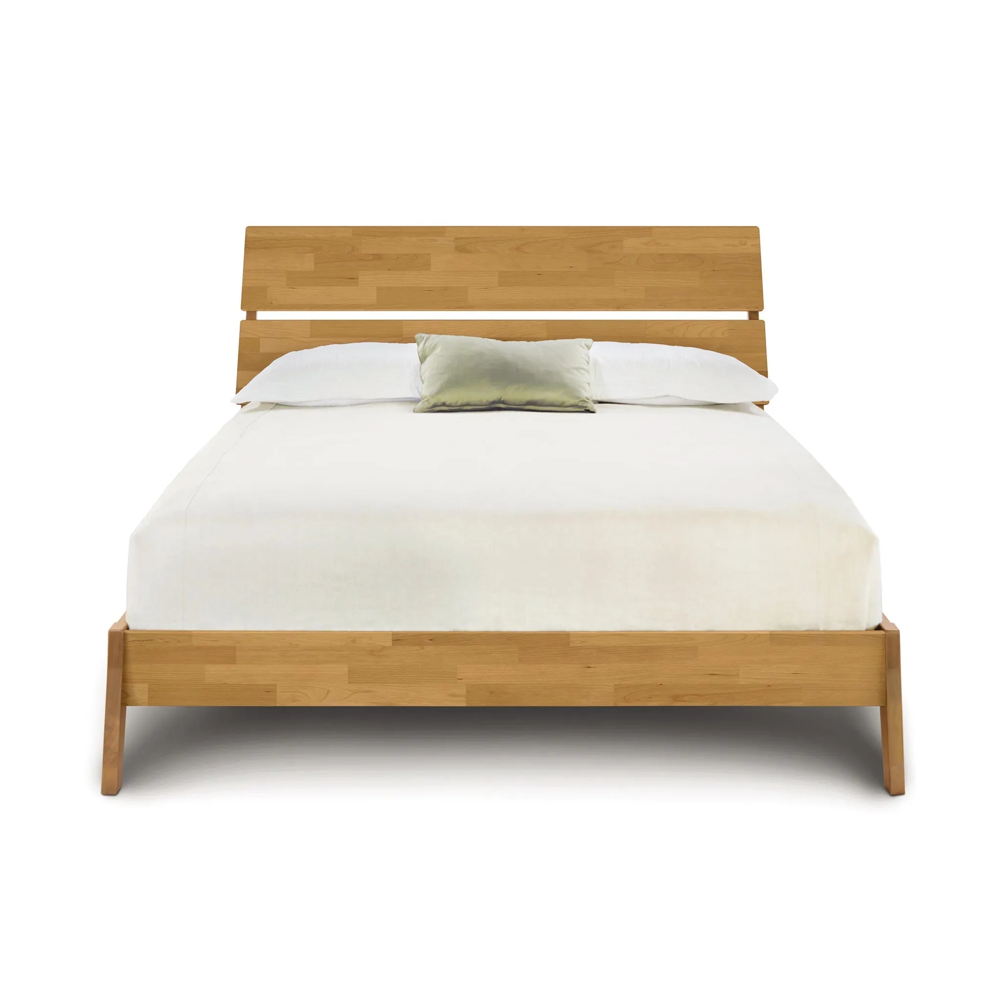 Linn Cherry Platform Bed - Priority Ship