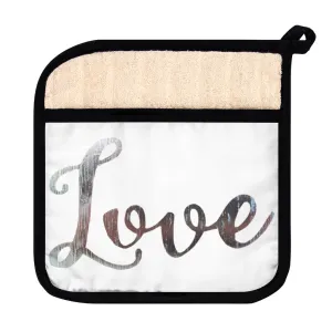 Love Pot Holder with Pocket
