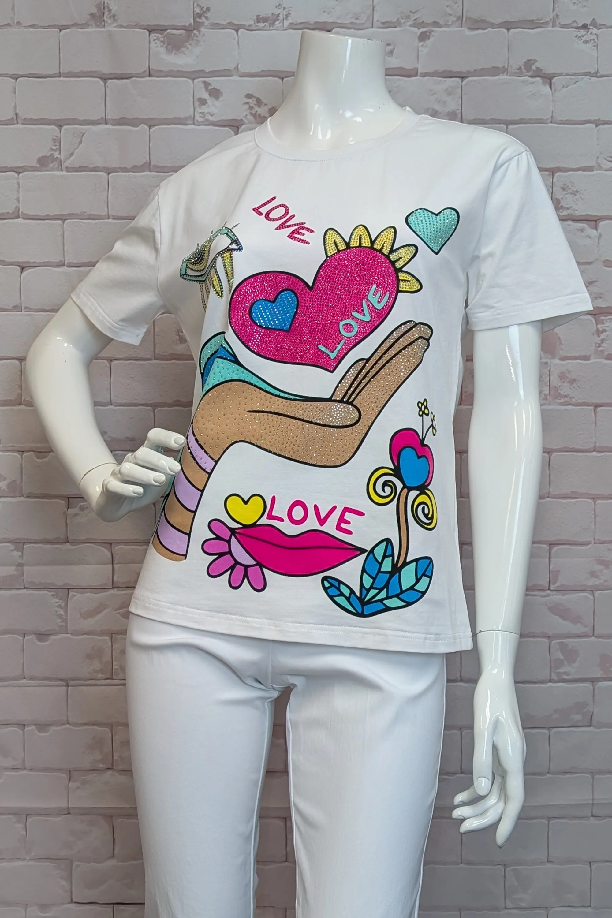 LOVE PRINT TEE