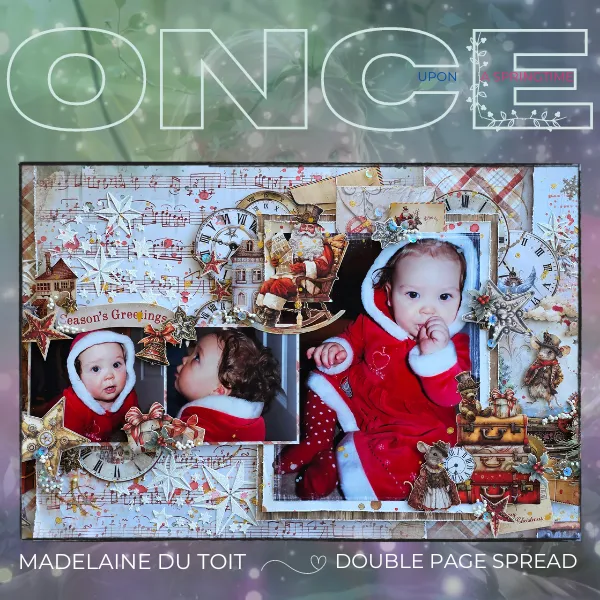 MADELAINE DU TOIT'S  ONCE UPON A SPRINGTIME CLASS KIT - DOUBLE PAGE SPREAD
