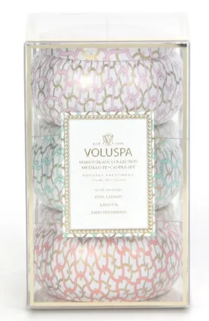 MAISON BLANC TWO-WICK TIN CANDLE TRIO (NORDSTROM EXCLUSIVE) ($48 VALUE)
