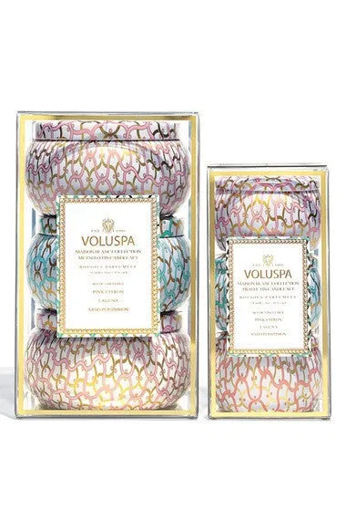 MAISON BLANC TWO-WICK TIN CANDLE TRIO (NORDSTROM EXCLUSIVE) ($48 VALUE)