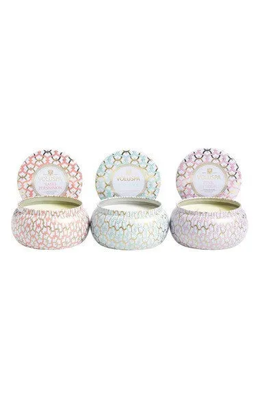 MAISON BLANC TWO-WICK TIN CANDLE TRIO (NORDSTROM EXCLUSIVE) ($48 VALUE)