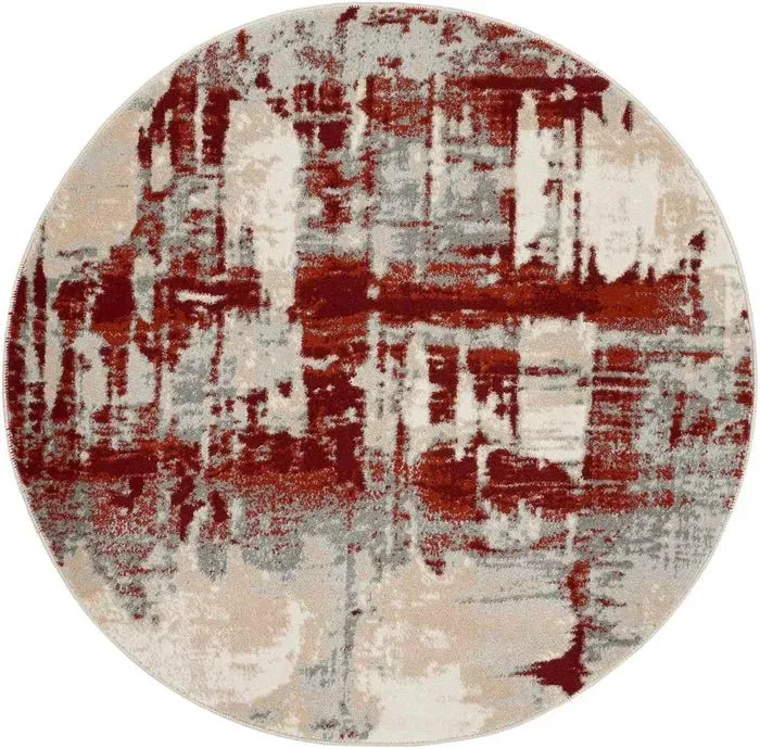 Maxell MAE14 Ivory/Red Rug