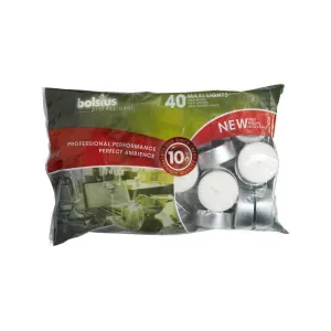Maxi Tealights 10hr 60mm - Bag of 40