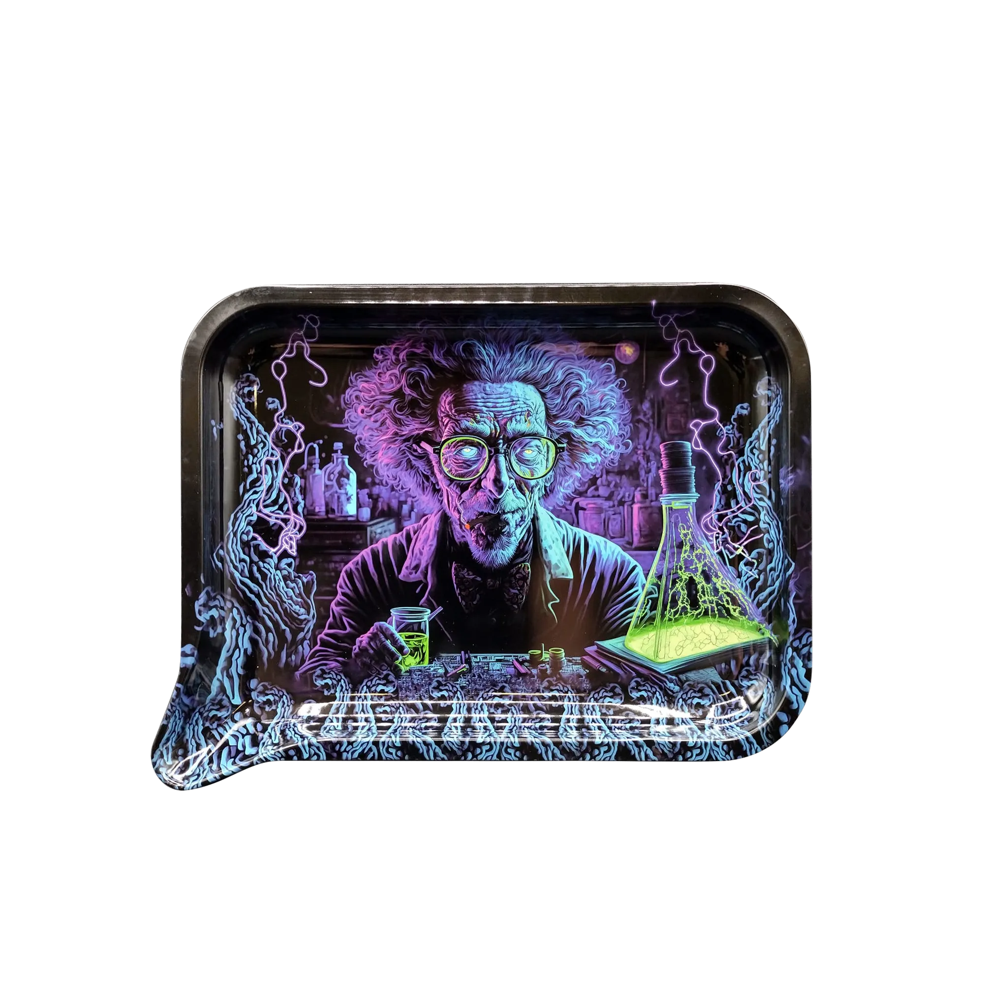 METAL ROLLING TRAYS WITH FUNNEL (14)