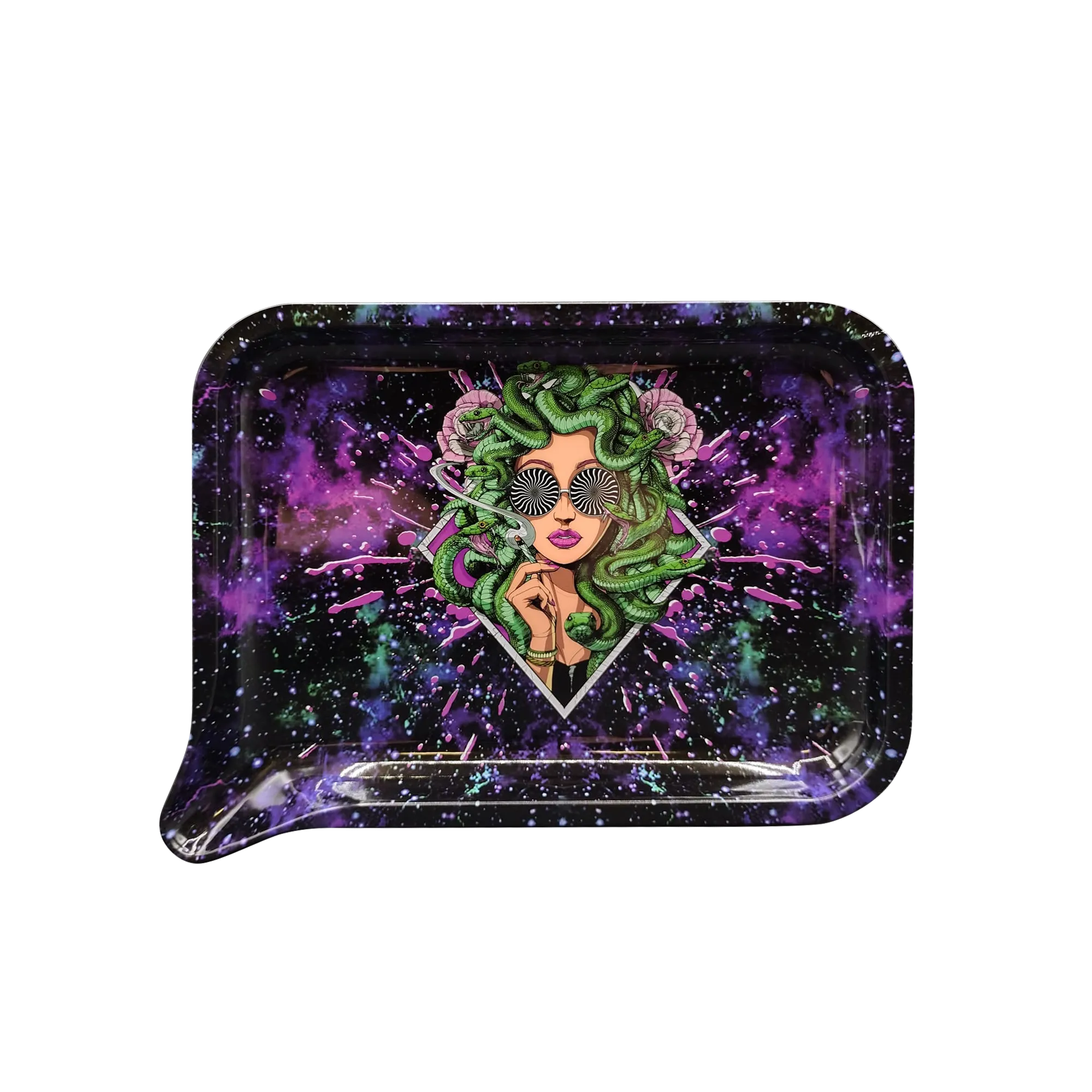 METAL ROLLING TRAYS WITH FUNNEL (39)