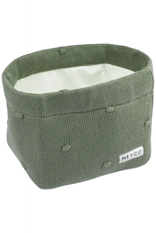 Meyco Knitted Storage Basket Small