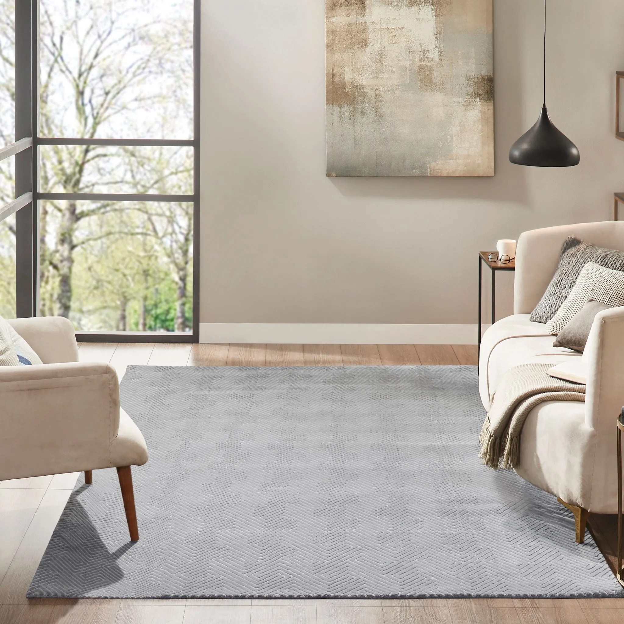 Miller Hand-Loomed Carpet, Fog