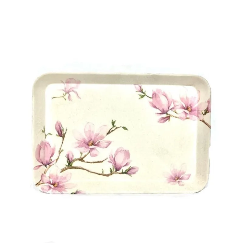 Mini Bamboo Fibre Serving Tray 21 x 14 cm