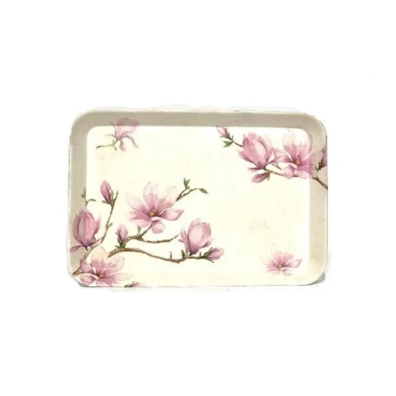 Mini Bamboo Fibre Serving Tray 21 x 14 cm