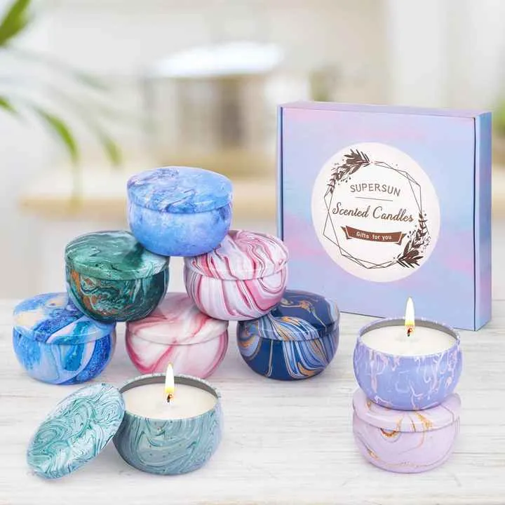 Natural Soy Wax Candle Gift -شموع من شمع