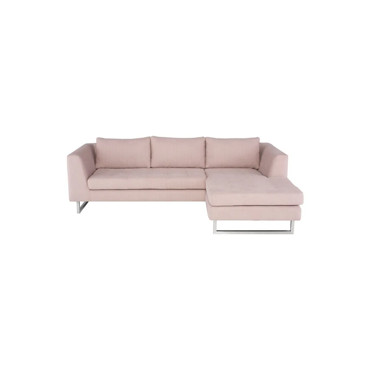 Nuevo Matthew Sectional Sofa - Stainless Steel