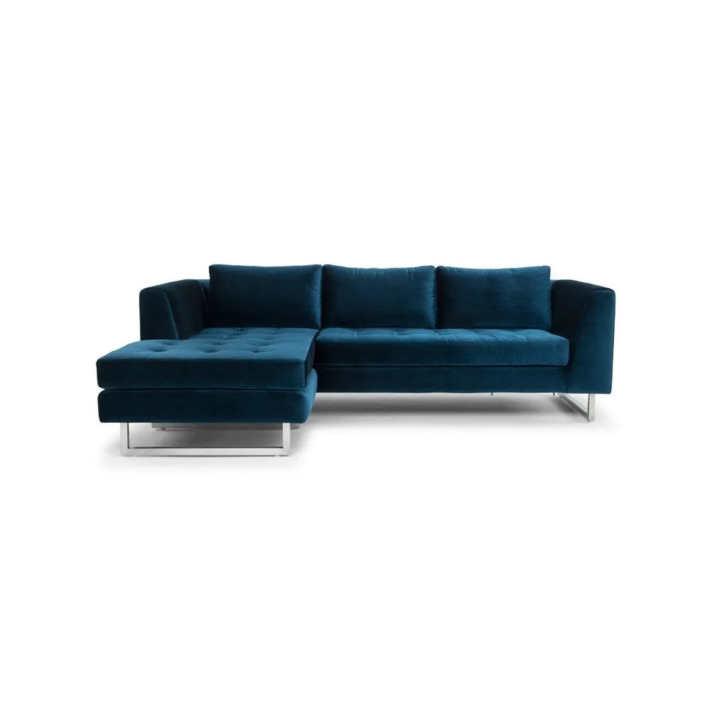 Nuevo Matthew Sectional Sofa - Stainless Steel