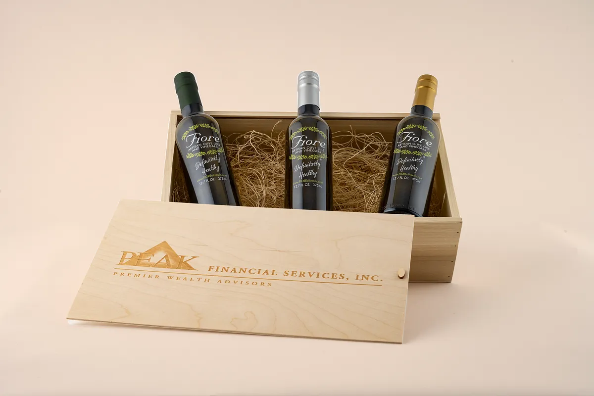 Personalized 2 Bottle Gift Box