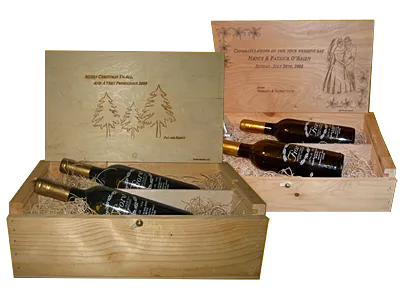 Personalized 2 Bottle Gift Box
