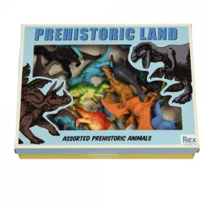 Prehistoric Land Assorted Dinosaurs (Box of 16)