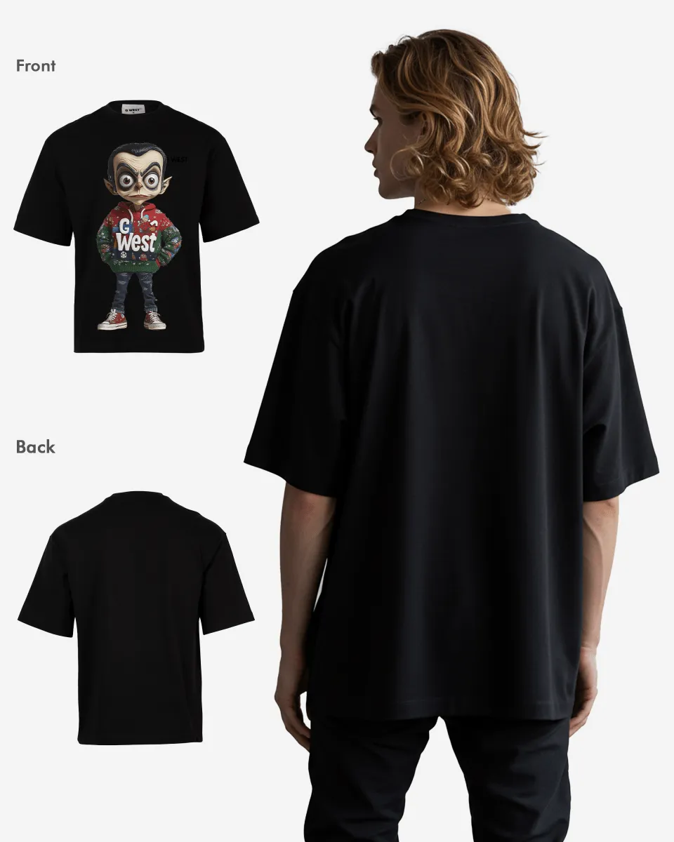 Quirky Claus Oversized  T-Shirt