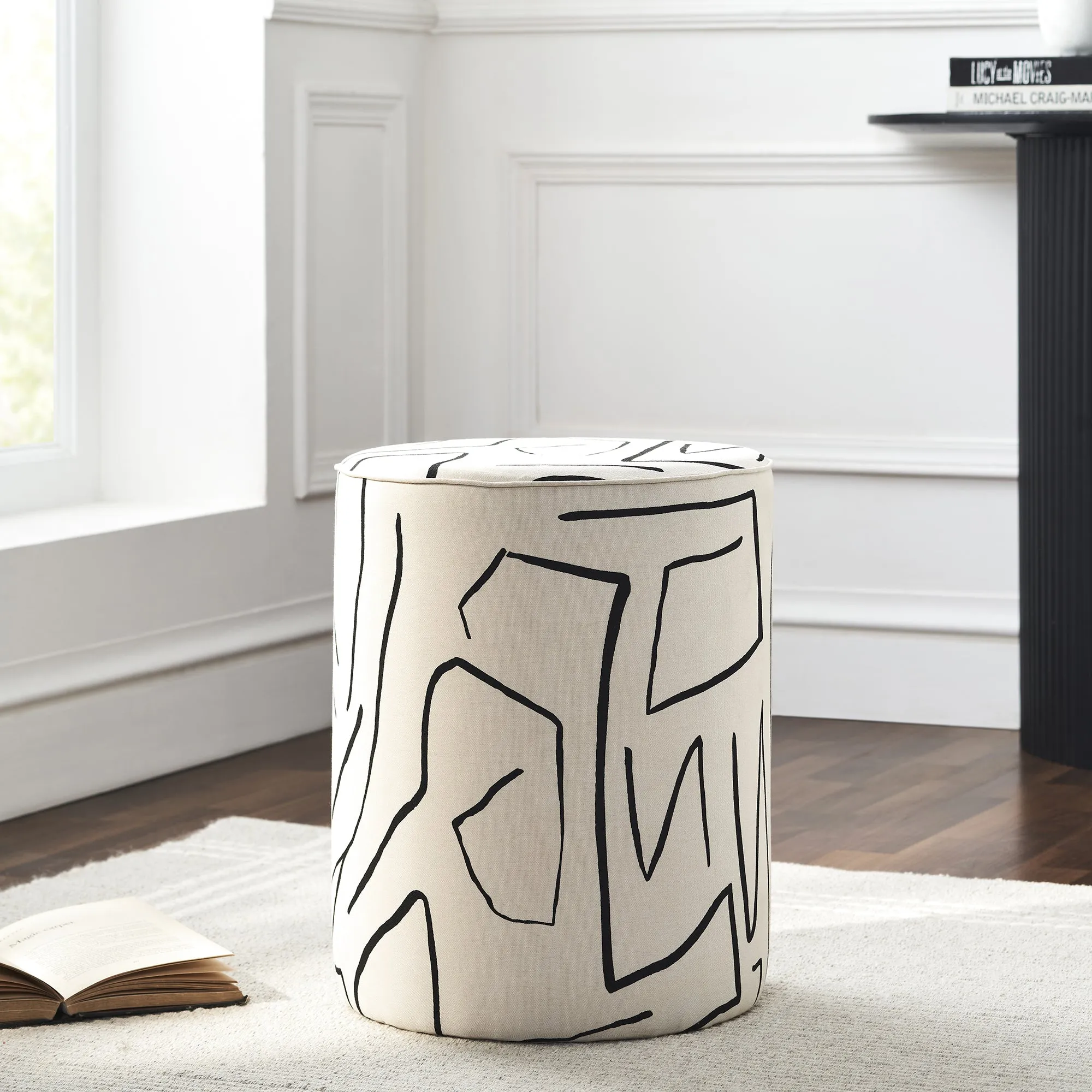 Rachel Ottoman/ Cream