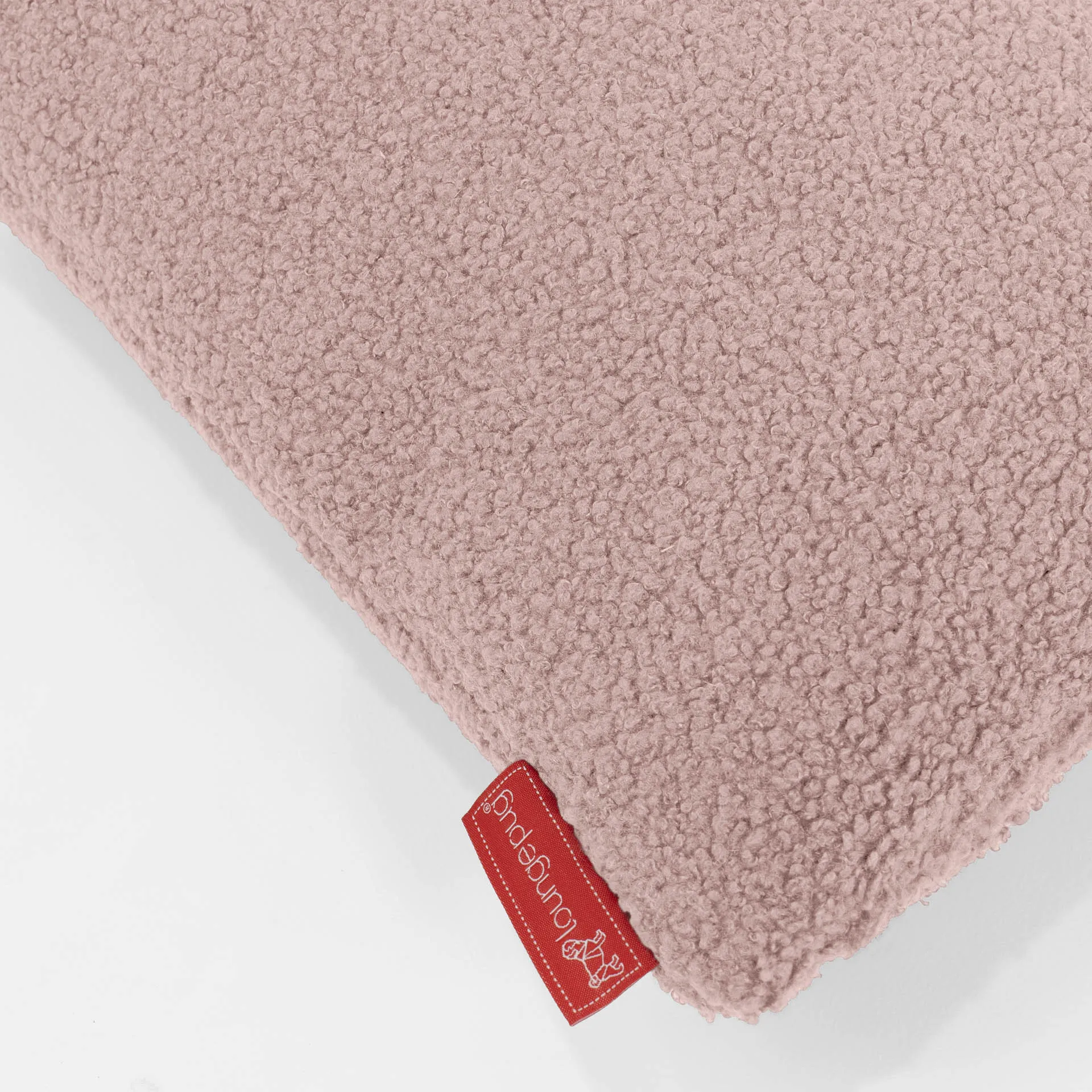 Rectangular Scatter Cushion Cover 35 x 50cm - Boucle Pink
