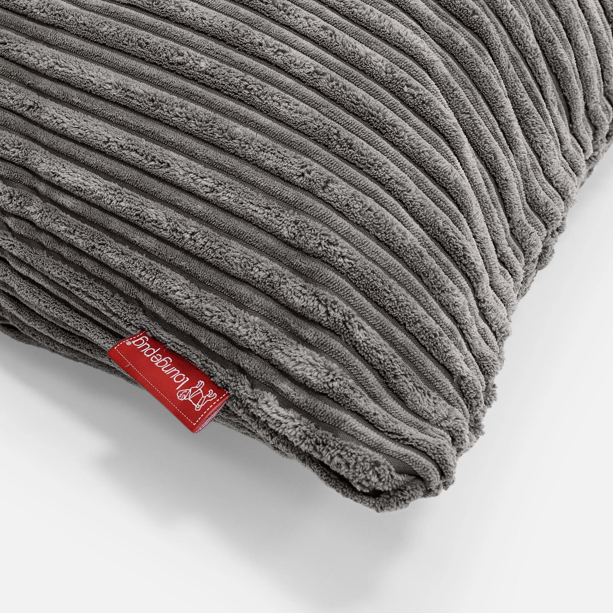 Rectangular Scatter Cushion Cover 35 x 50cm - Cord Graphite Grey