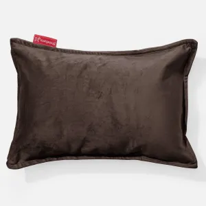 Rectangular Throw Pillow Cover 35 x 50cm - Velvet Espresso