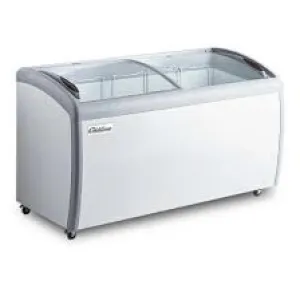 RI-360A Enhanced Merchandiser Freezer, Sliding Doors, Front Curved Glass