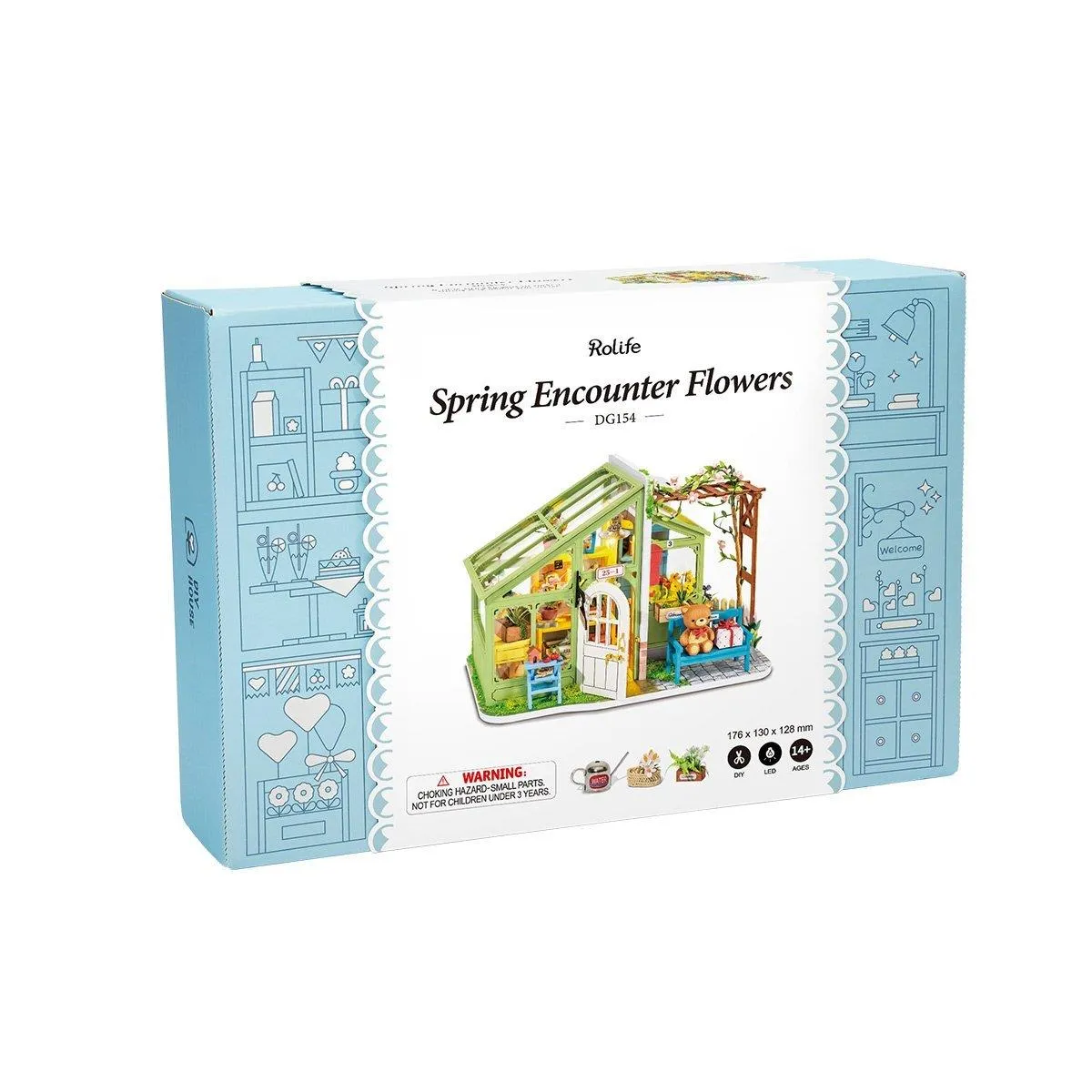 Robotime Rolife DIY Mini Model Kit - Spring Encounter Flowers