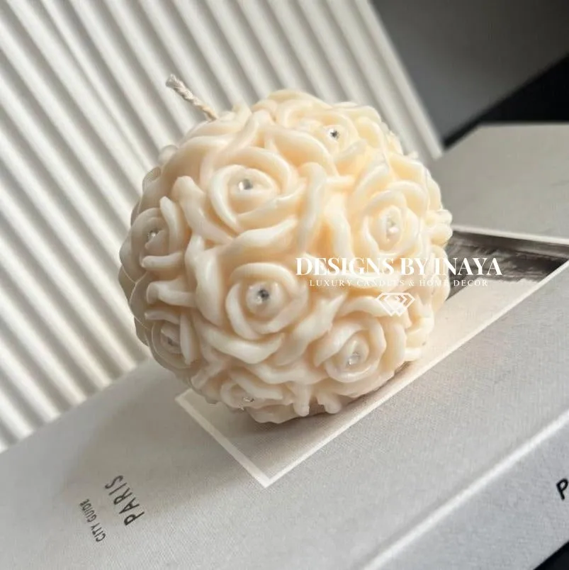 Rose Candle Gift Set | Diamante Luxury Gifts