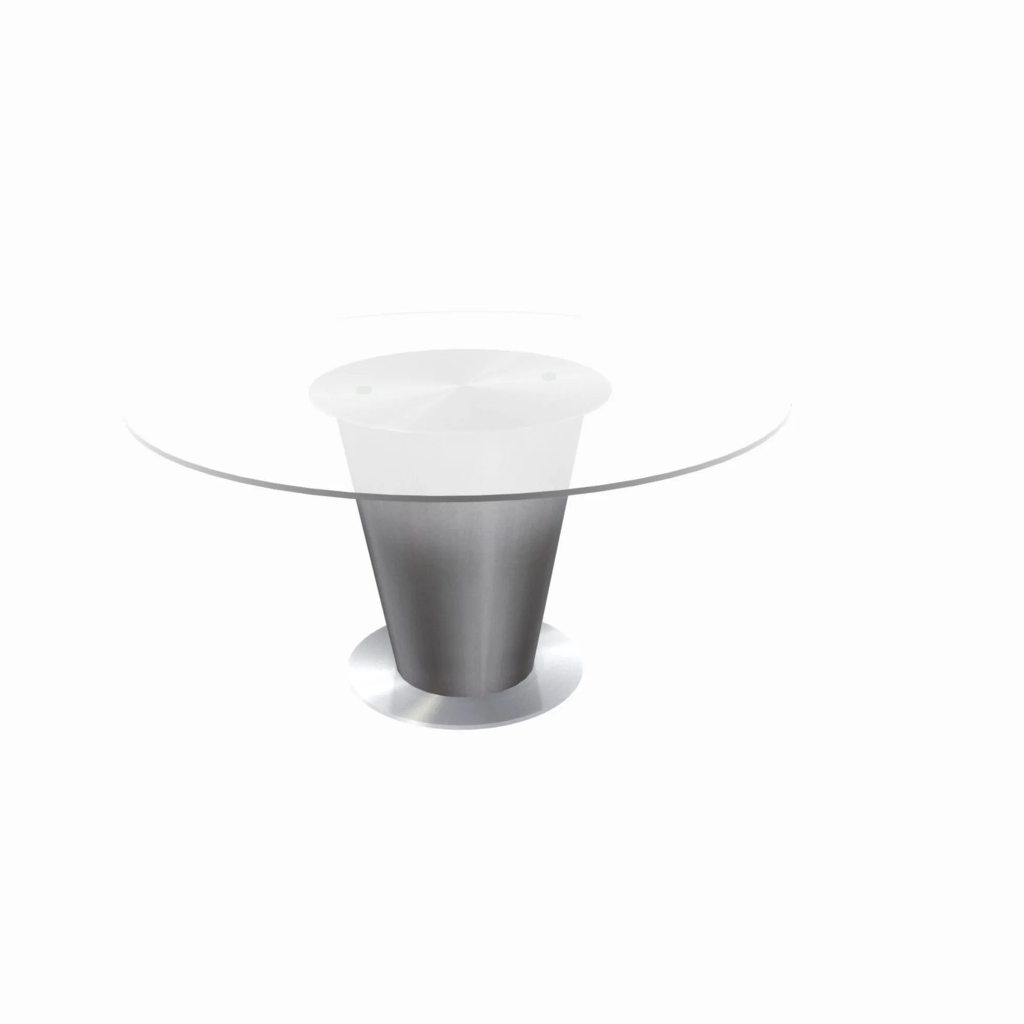 Round Glass Dining Table