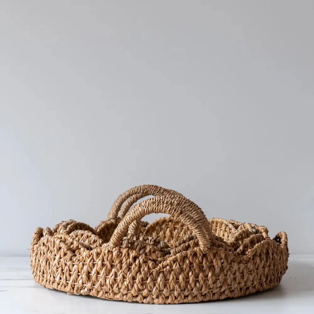 Round Scalloped Bankuan Trays
