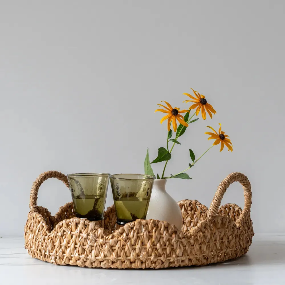 Round Scalloped Bankuan Trays