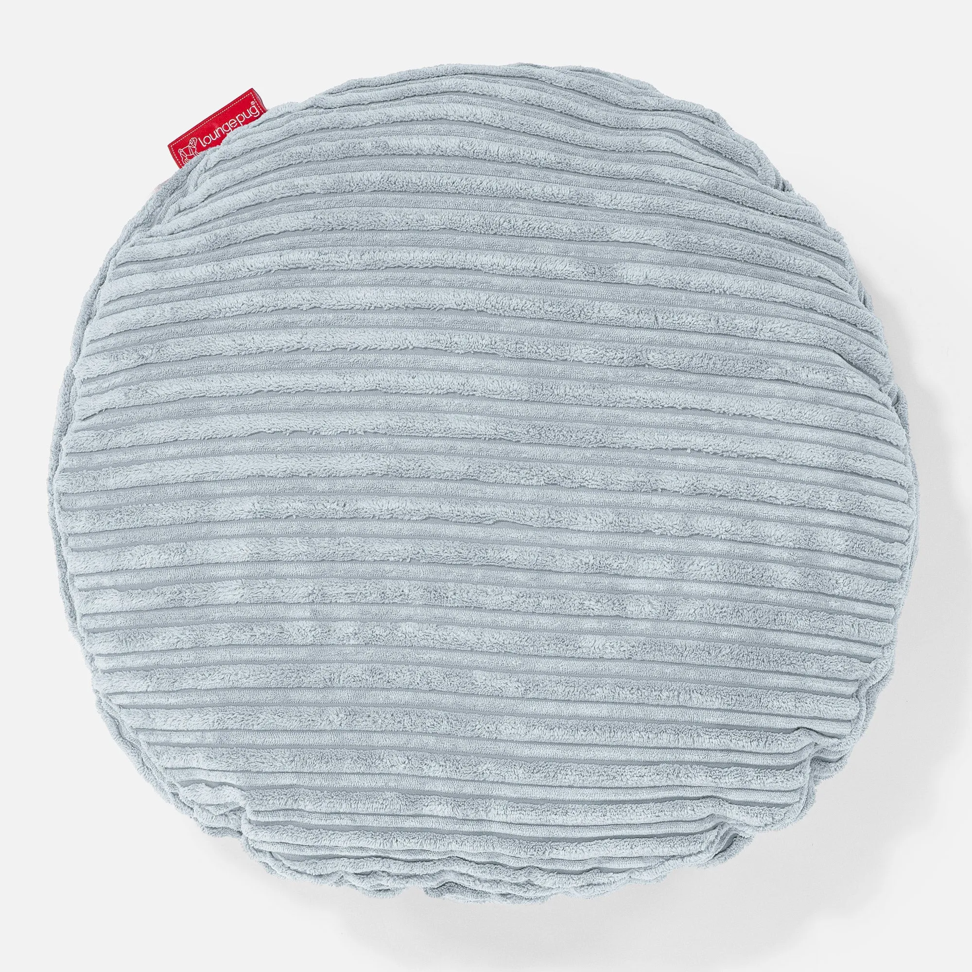 Round Scatter Cushion Cover 50cm - Cord Baby Blue