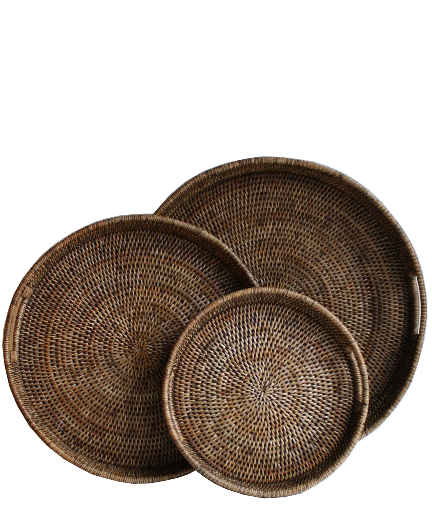 Round Woven Serving Tray