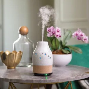 Rustic White Lighted Oil Diffuser
