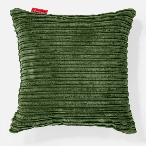 Scatter Cushion Cover 47 x 47cm - Cord Forest Green