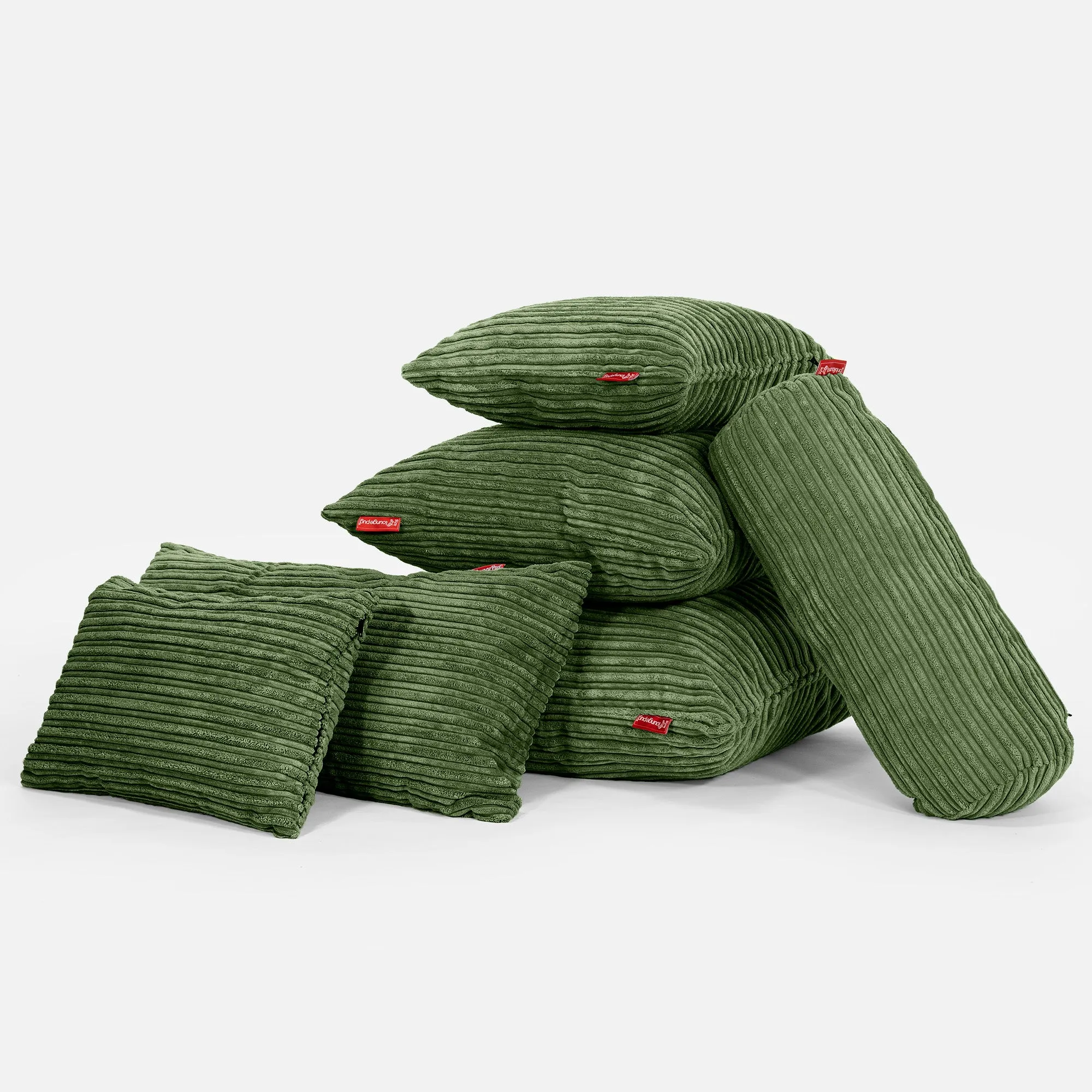 Scatter Cushion Cover 47 x 47cm - Cord Forest Green