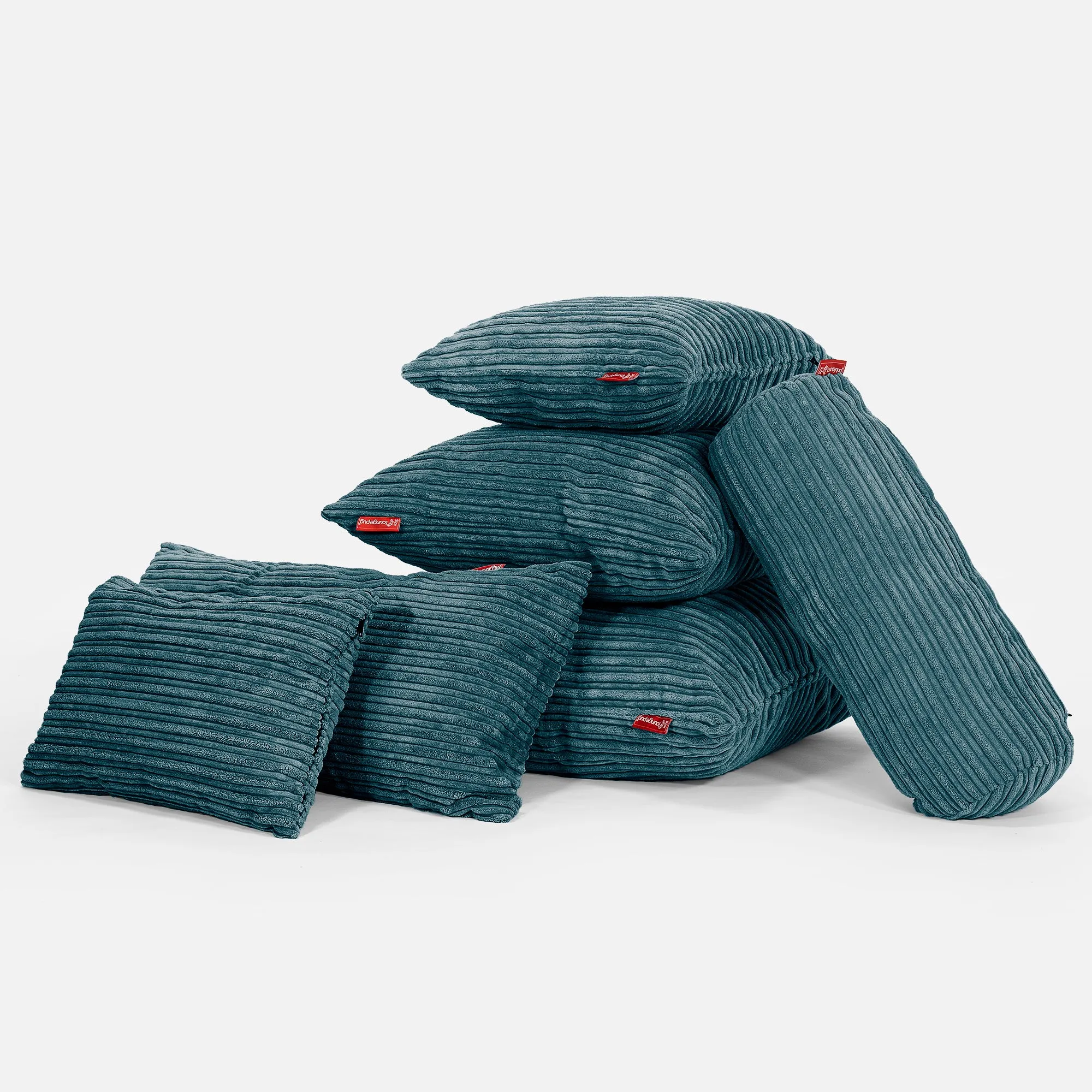 Scatter Cushion Cover 47 x 47cm - Cord Teal Blue